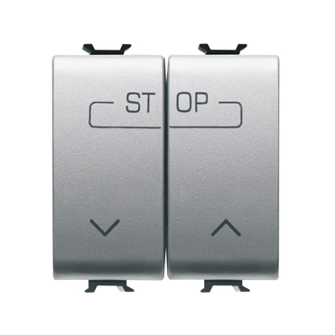 GW14160F SHUTTERS PUSH BUTTON SWITCH 2M 1P NO 16A TITANIUM