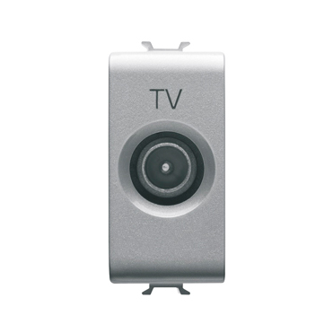 GW14364 TV SOCKET THROUGH LINE 1M TITAN
