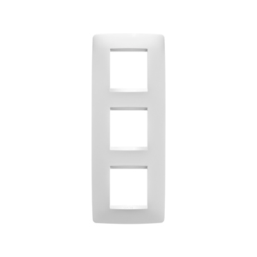 GW16127TB FRAME ONE INT 2+2+2 MODULES VERTICAL WHITE
