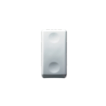 PUSH-BUTTON 1P 250V AC - NO 10A - NEUTRAL - 1 MODULE - SYSTEM WHITE