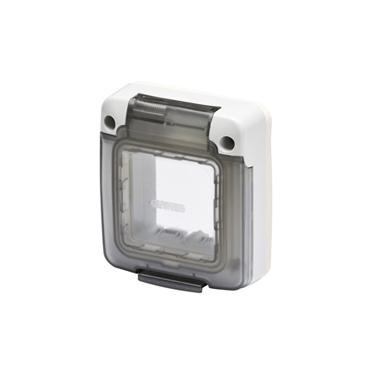 WATERTIGHT COVER FOR BOARD 2M 85X75MM FITTED FOR 1 PUSH BUTTON INDICATOR