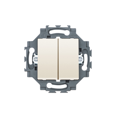 DOUBLE 1-WAY SWITCH FAST CONN. 1P 10AX IV