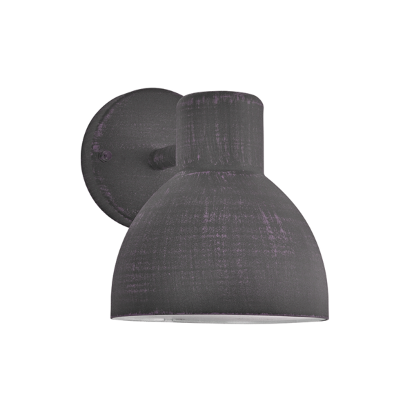 ^RUST WALL LUMINAIRE BERO MINI 1XE27 MAX.10W LED IP44 WITH OPAL PC DIFFUSER