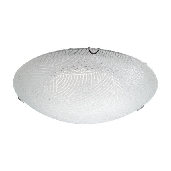 WALL MOUNTED/CEILING 2XE27 CRYSTAL GLASS+METAL Φ30ΧΗ10CM FORCE