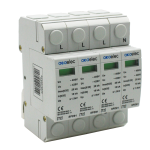 SPD SURGE PROTECTION T2 TYPE 3P+N 20kA
