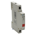 INDICATOR LAMP SINGLE RED 16A 230V 1M