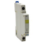 INDICATOR LAMP SINGLE YELLOW 16A 230V 1M