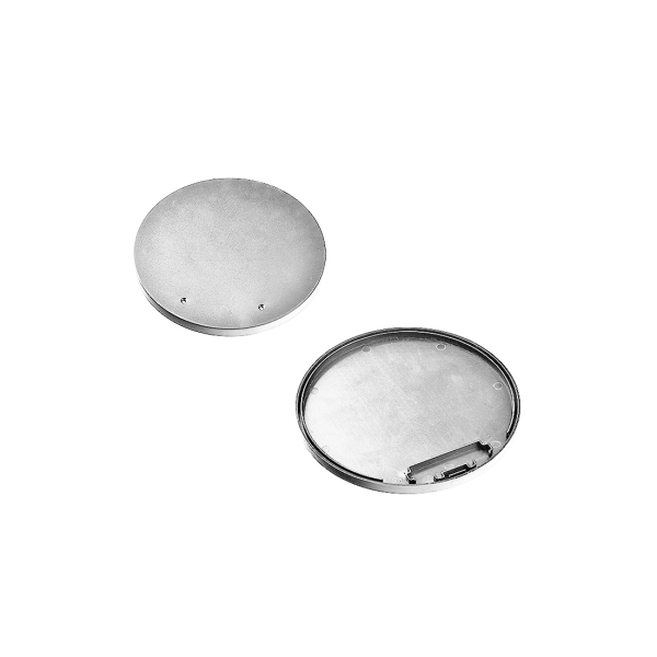 NETTO SET OF SILVER PLASTIC CAPS FOR PROFILE P120