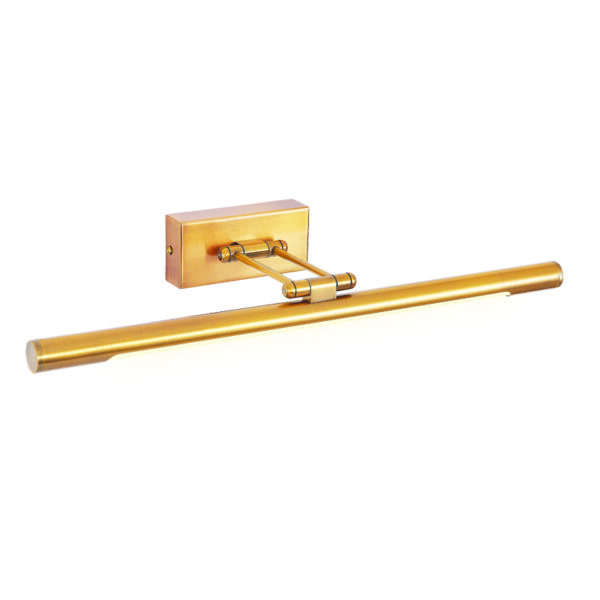 ^WALL MOUNTED LIGHTING LED 12W 3000K 780LM BRASS METALLIC IP44 50X6X19CM RIO
