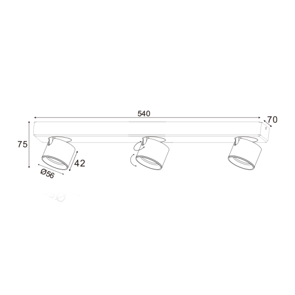RA33LEDS54WH