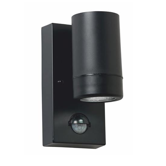 SENSOR ONE BEAM BLACK WALL LUMINAIRE GU10 MAX. 3W LED IP65