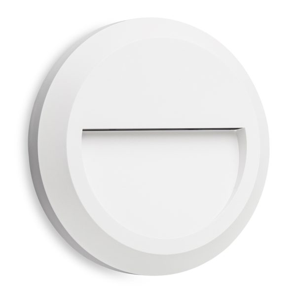 NETTO WALL WHITE PC 230V IP65 1,5W 3000K 20X3014LED 100LM