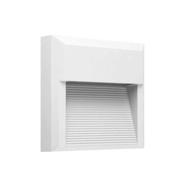 NETTO WALL WHITE PC 230V IP65 8W 3.000K 430LM