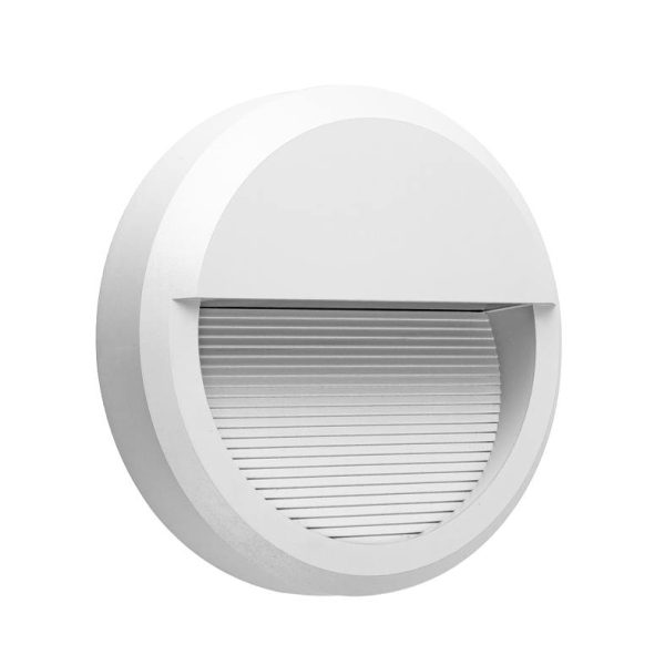 NETTO WALL WHITE PC 230V IP65 8W 3.000K 430LM