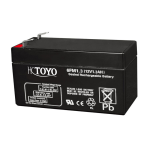 BATTERY 12V 1.3Ah TOYO