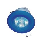 SPOT WITH GLASS 2731-1621 MR16 BLUE