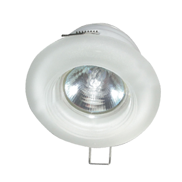 SPOT WITH GLASS 2731-1621 MR16 WHITE