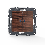 PRIME ΜΠΟΥΤΟΝ ΡΟΛΛΩΝ ΜΕ ΚΛΙΠ 1-1P 10A 250VAC IP20 ΞΥΛΟ