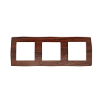 PRIME 3 GANG FRAME IP20 WOOD