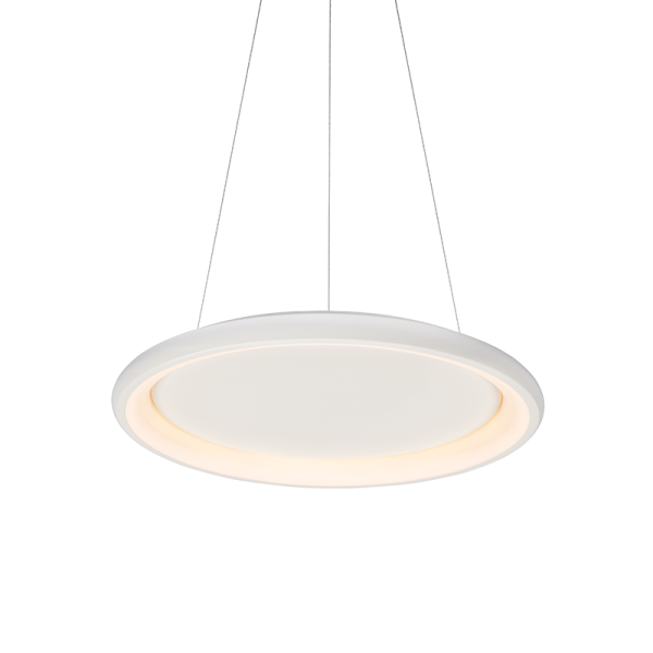 PENDANT LUMINAIRE LED 48W DIMMER 3000K 4610LM WHITE METAL D61XH120CM DIANA