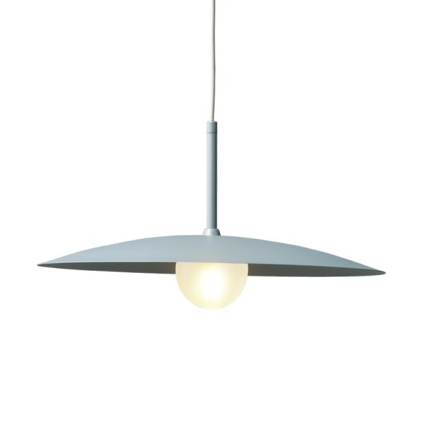 ^PENDANT L/F 1xG9 GREY AFINAR METAL + FROSTED GLASS  Φ40Χ120CM