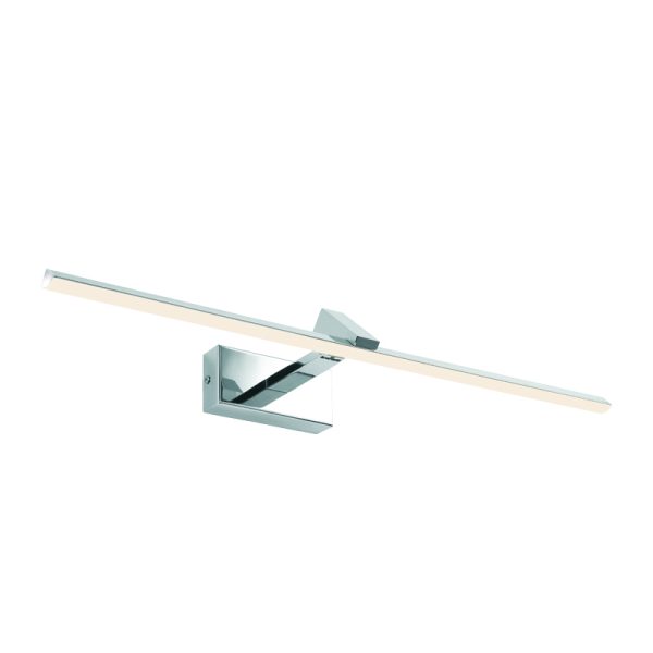 ^WALL MOUNTED LIGHTING LED 8W 3000K 520LM MIRAR CHROME METALLIC IP20 50X16,5X7,5CM
