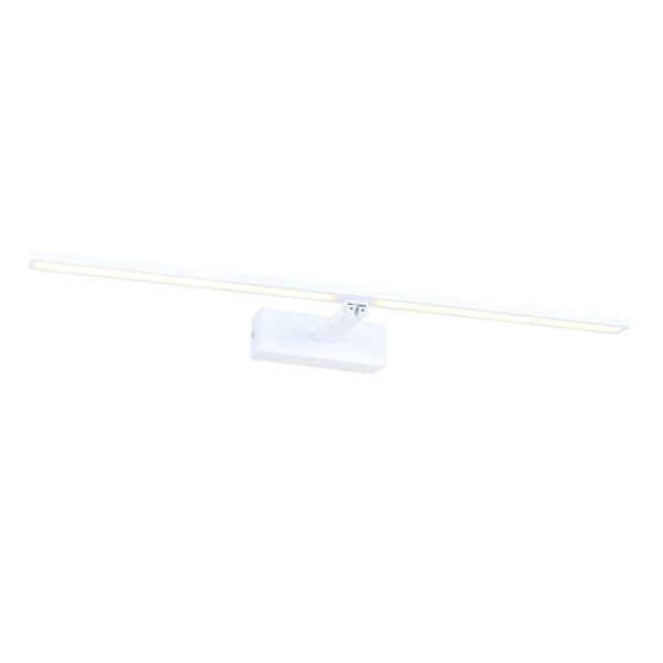 ^WALL MOUNTED LIGHTING LED 12W 3000K 780LM PALMA WHITE METALLIC IP44 66,5X14,5X5CM