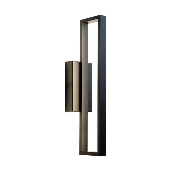 ^WALL MOUNTED LIGHTING LED 12W 3000K 780LM AELIA BLACK METALLIC IP20 40X12X8CM
