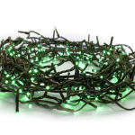 180LED STRING LIGHTS PER 5cm GREEN ADAPTOR 31VDC & 8 FUNCTIONS IP44 3m GREEN CABLE