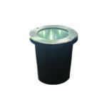 UNDERGROUND SPOT LUMINAIRE ST.STEEL316. Φ20 IP68 PLASTIC BOX TWO INPUT-OUTPUT CABLE