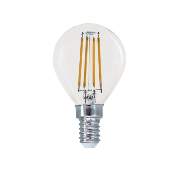LED FILAMENT E14 DIM G45 5W 2700K 230V AC 680LM RA80