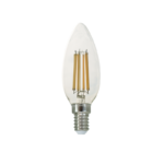 LED FILAMENT E14 C35 6W 4000K 230V AC 770LM RA80