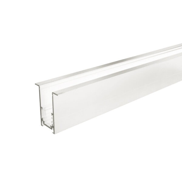 MAGNETIC RECESSED TRACK 48V DC 2M MATTE WHITE