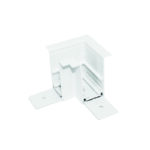 MATTE WHITE 90° CORNER FOR MAGNETIC RECESSED TRACK