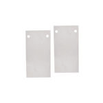 MATTE WHITE END CUPS(SET OF 2 PCS) FOR SURFACE/RECCESED MAGNETIC TRACK WITH SCREWS