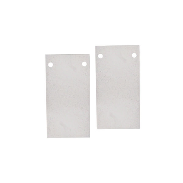 MATTE WHITE END CUPS(SET OF 2 PCS) FOR SURFACE/RECCESED MAGNETIC TRACK WITH SCREWS