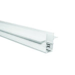 MAGNETIC TRIMLESS TRACK 48V DC 2M MATTE WHITE
