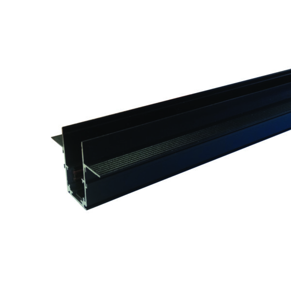 MAGNETIC TRIMLESS TRACK 48V DC 3M MATTE BLACK