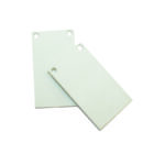 MATTE WHITE END CUPS(SET OF 2 PCS) FOR TRIMLESS MAGNETIC TRACK WITH SCREWS