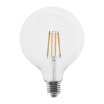 LED FILAMENT E27 DIM G125 10W 2700K 230V AC 1220LM RA80