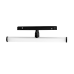 MATTE BLACK MAGNETIC LUMINAIRE 48V DC 6W 4000K 600LM 150° Χ 100° OSRAM RA90 Φ28Χ300MM