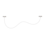 MATTE WHITE MAGNETIC NEON LUMINAIRE 48V DC 40W 4000K 3100LM 360° RA90 Φ22*2000ΜΜ